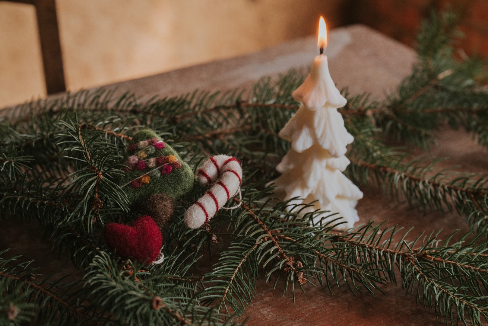 Natürliche Weihnachtsdeko